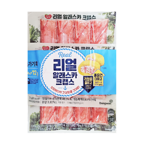 동원)알래스카크랩스 144g+72g